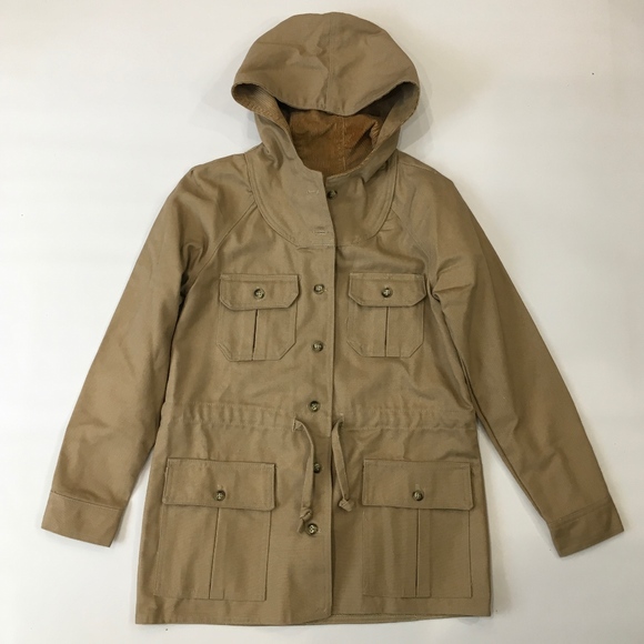 Vintage | Denim Hooded Waist Tie Jacket | 9/10 - Picture 1 of 7